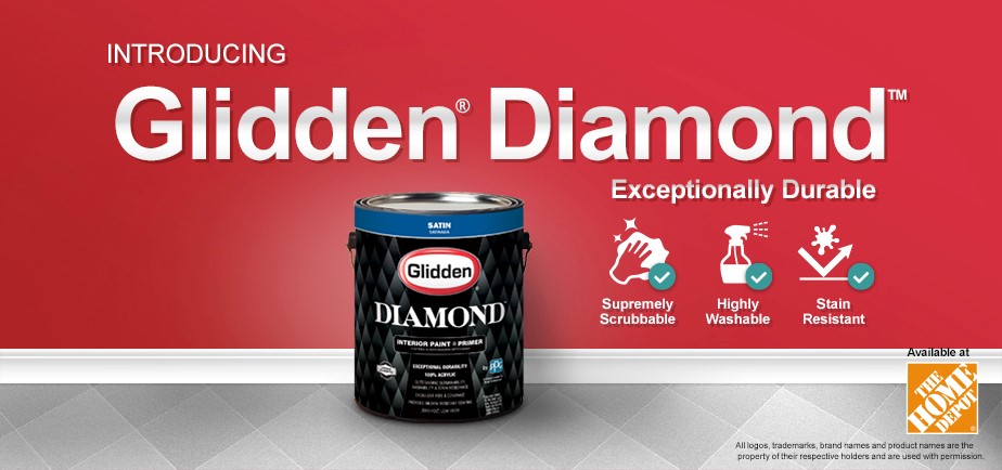 PPG представляет интерьерную краску Glidden DIAMOND