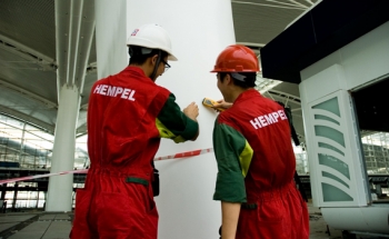 Мачтовые краны ECT Delta Terminal имеют отличную защиту благодаря покрытиям Hempel