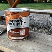 Уникальная улучшенная краска для дерева Olympic MAXIMUM® Weather-Ready